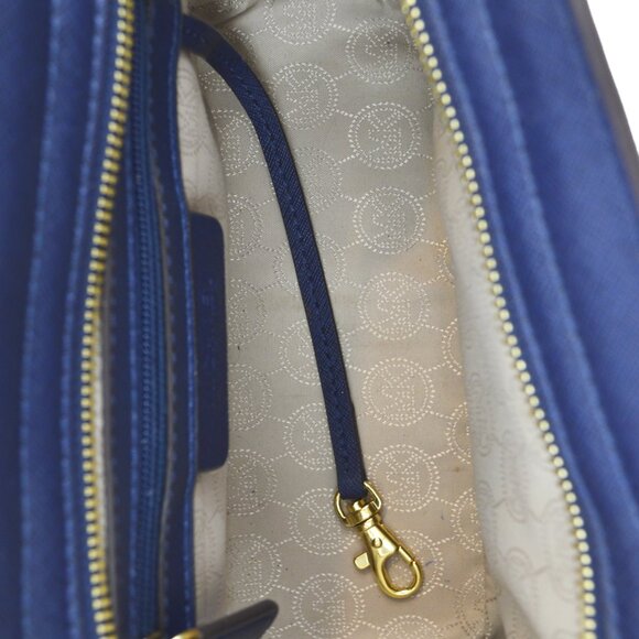 Michael Kors Selma Color-Block Leather Satchel Bag #101-97 - Picture 7 of 7